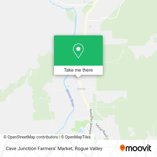 Cave Junction Farmers' Market map