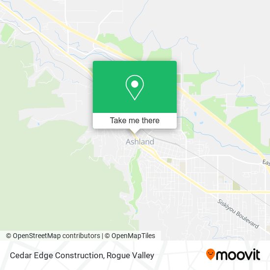 Cedar Edge Construction map