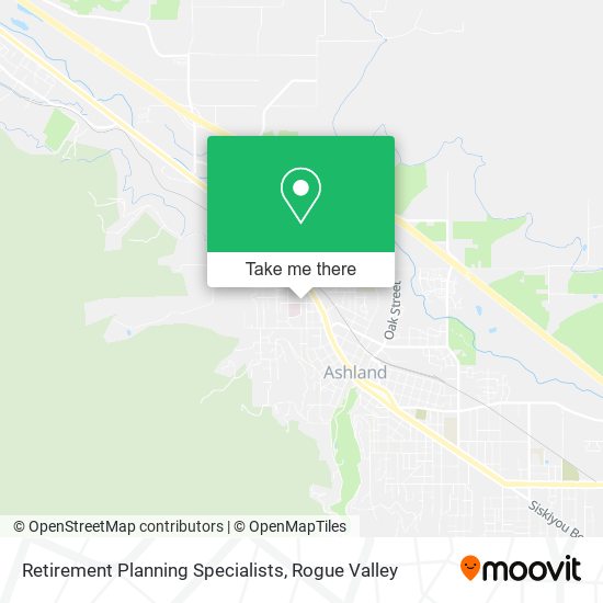 Retirement Planning Specialists map