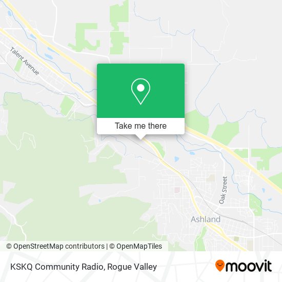 KSKQ Community Radio map