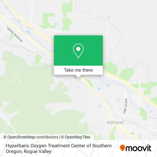 Mapa de Hyperbaric Oxygen Treatment Center of Southern Oregon