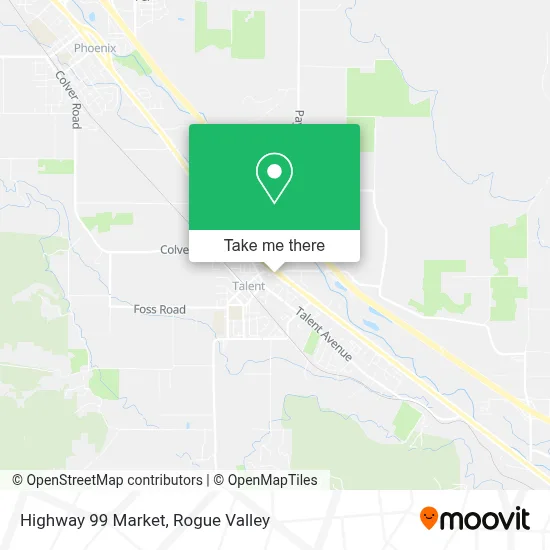 Highway 99 Market map