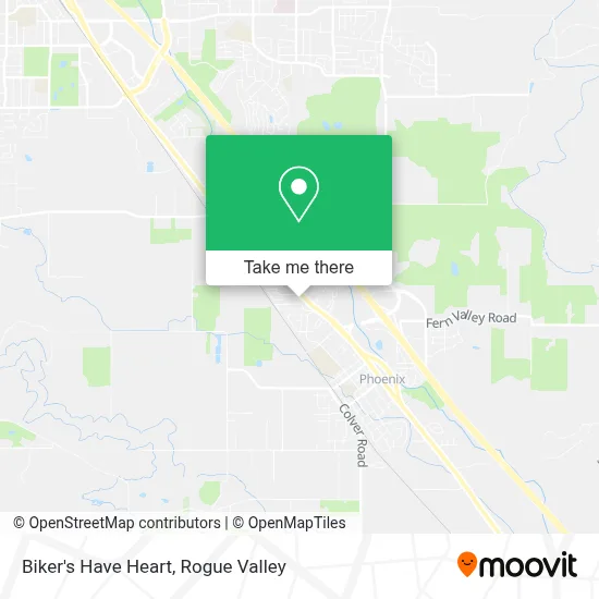 Biker's Have Heart map