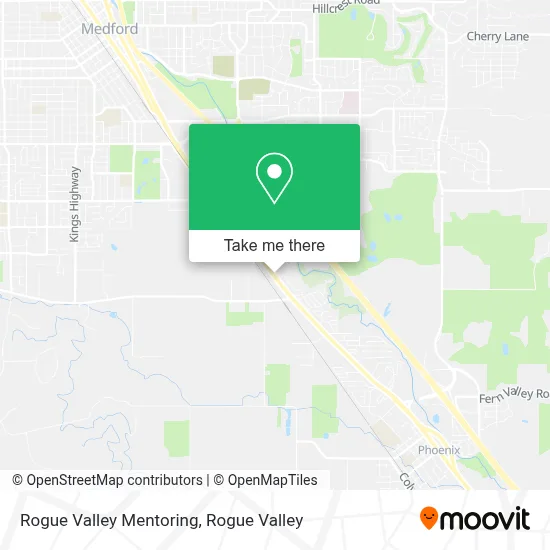 Rogue Valley Mentoring map