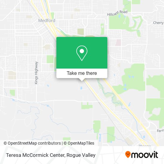 Teresa McCormick Center map