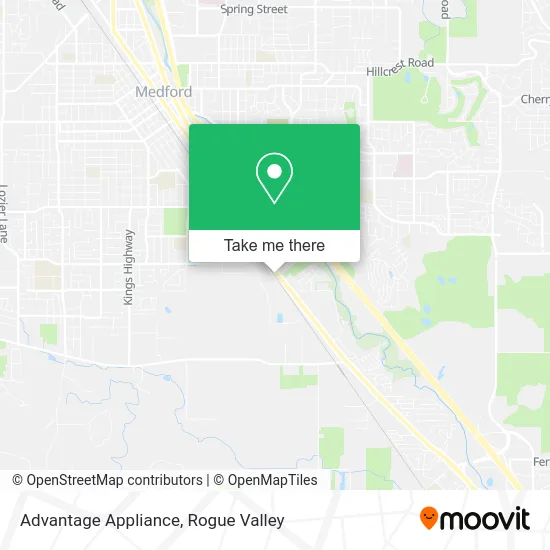 Advantage Appliance map