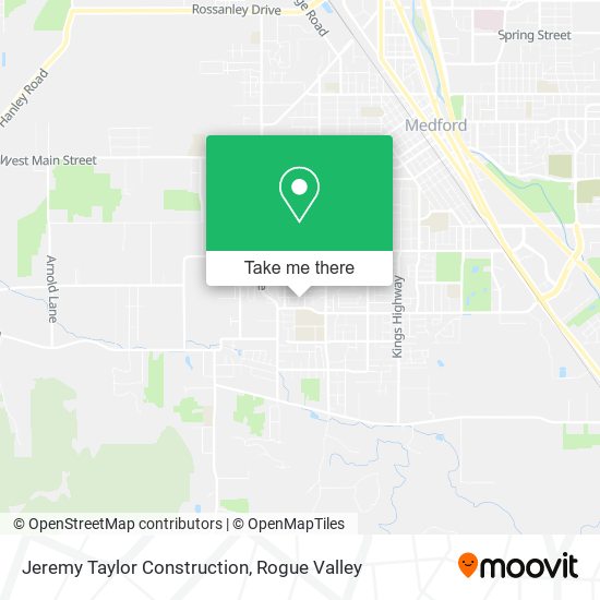Mapa de Jeremy Taylor Construction