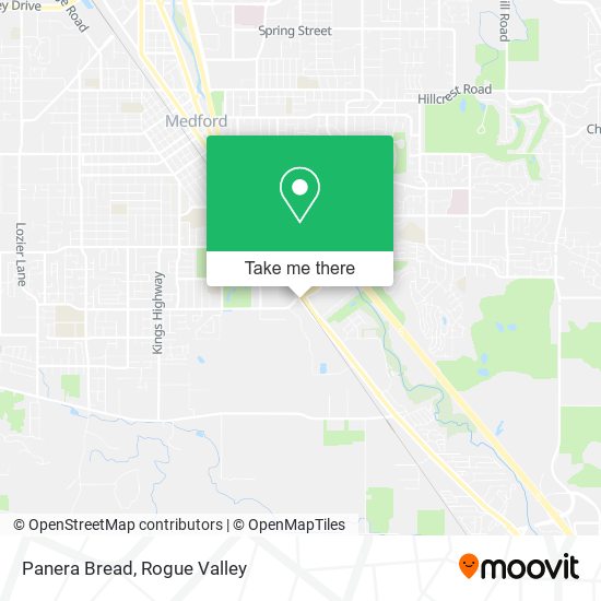 Mapa de Panera Bread