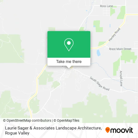 Laurie Sager & Associates Landscape Architecture map