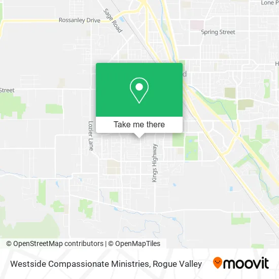 Westside Compassionate Ministries map