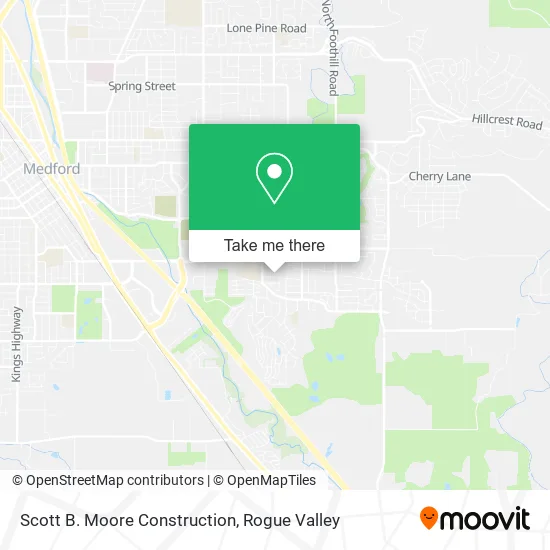 Scott B. Moore Construction map