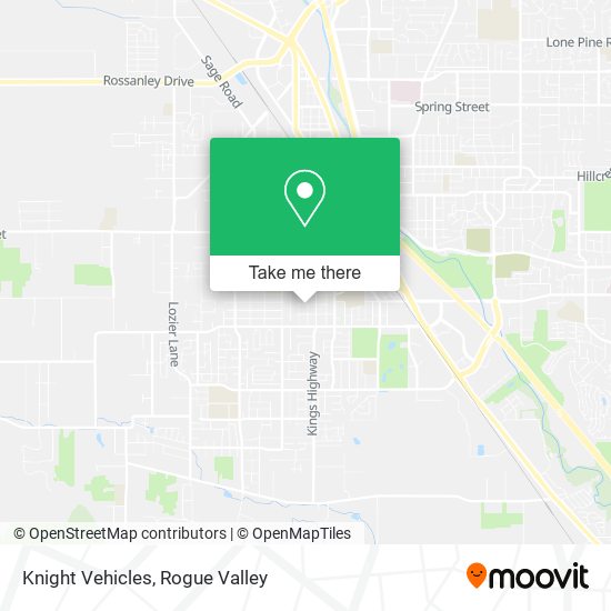Knight Vehicles map
