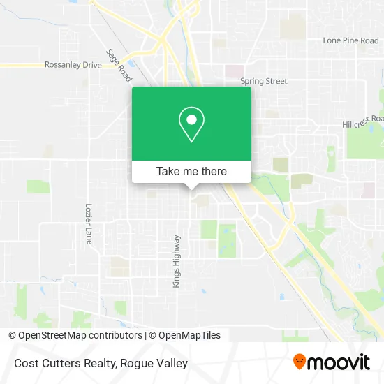 Cost Cutters Realty map