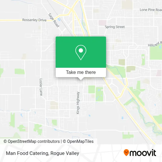 Man Food Catering map