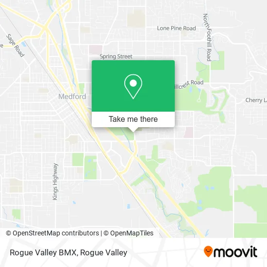 Rogue Valley BMX map