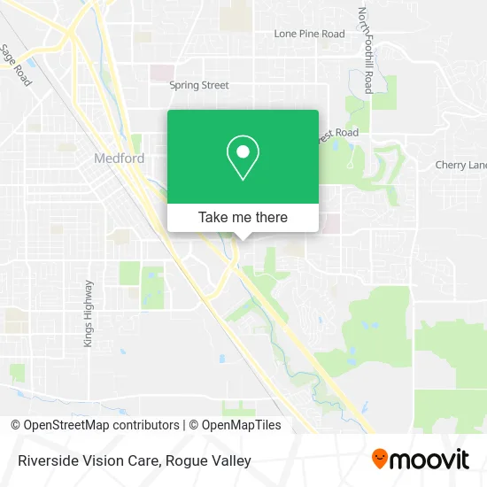 Riverside Vision Care map