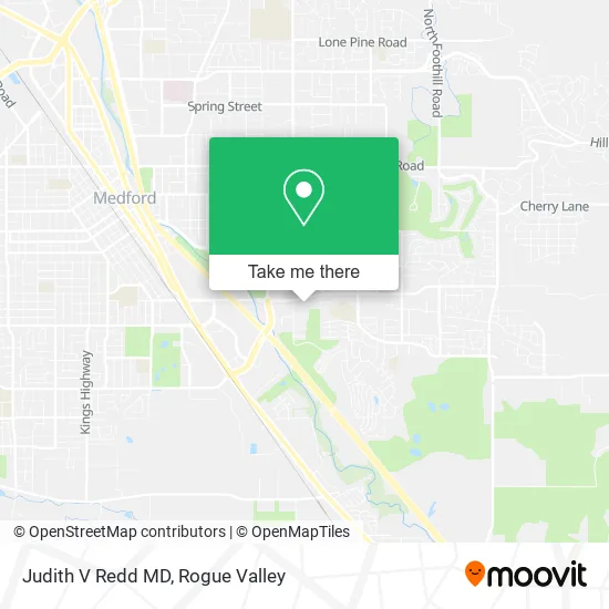 Judith V Redd MD map