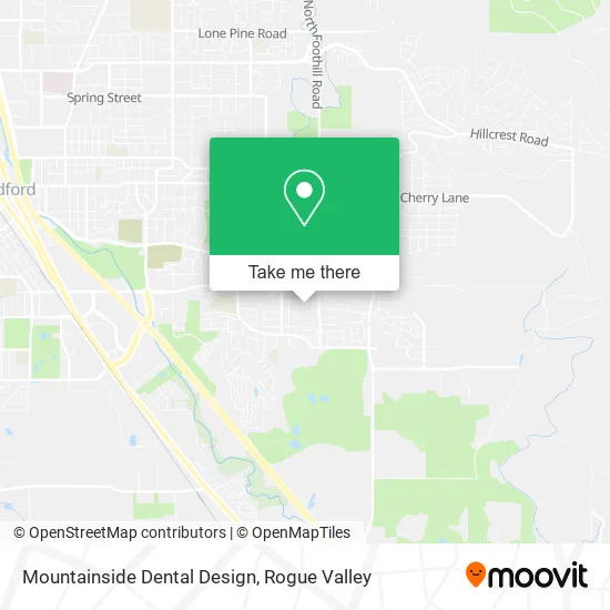 Mountainside Dental Design map