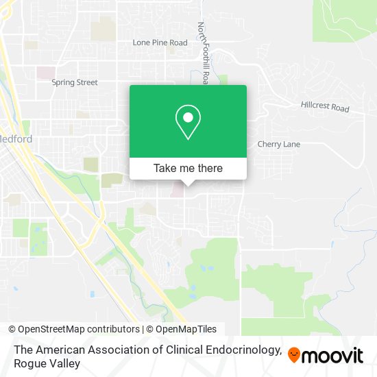 Mapa de The American Association of Clinical Endocrinology