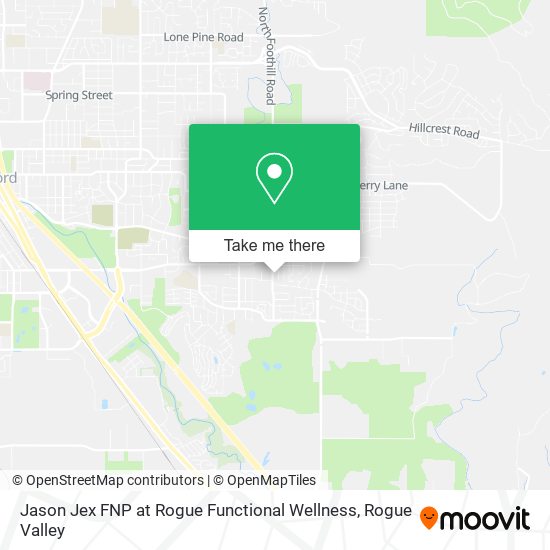 Jason Jex FNP at Rogue Functional Wellness map