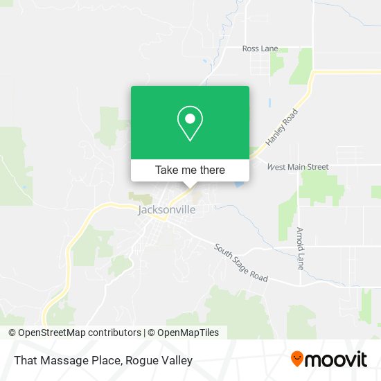 That Massage Place map