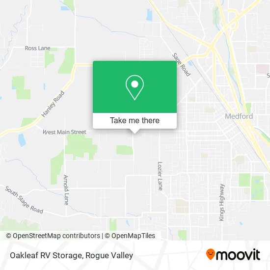 Mapa de Oakleaf RV Storage