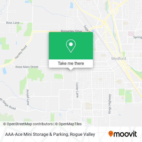 Mapa de AAA-Ace Mini Storage & Parking