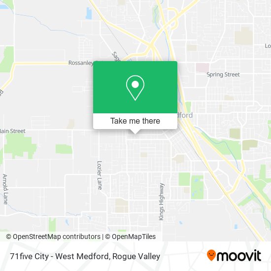 Mapa de 71five City - West Medford
