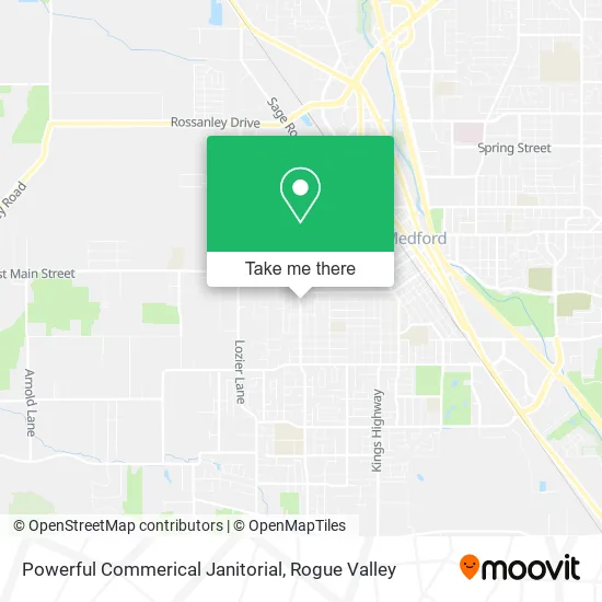 Powerful Commerical Janitorial map
