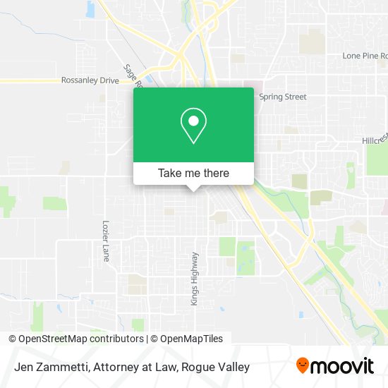 Mapa de Jen Zammetti, Attorney at Law