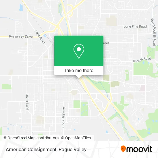 American Consignment map