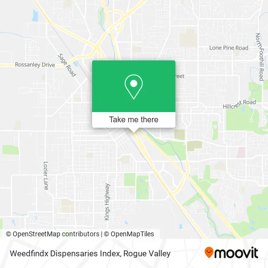 Weedfindx Dispensaries Index map