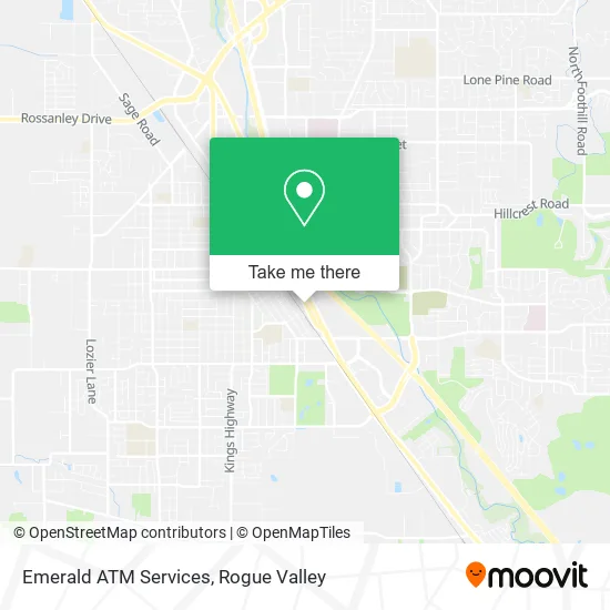 Emerald ATM Services map