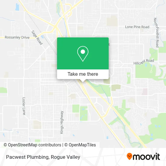 Pacwest Plumbing map