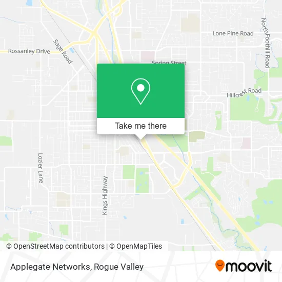 Applegate Networks map