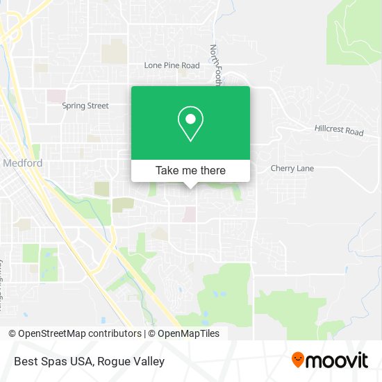 Mapa de Best Spas USA