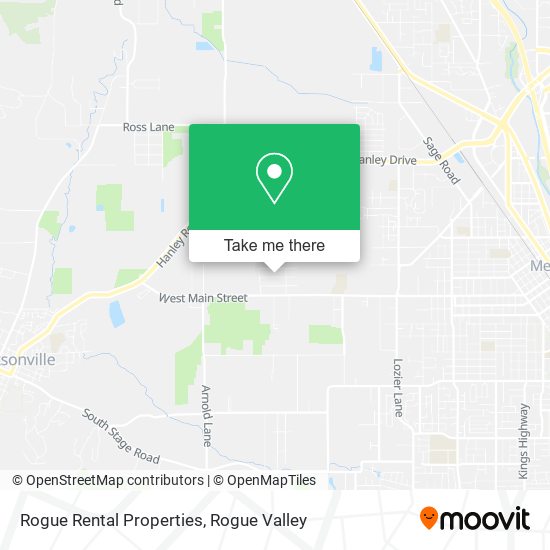 Mapa de Rogue Rental Properties