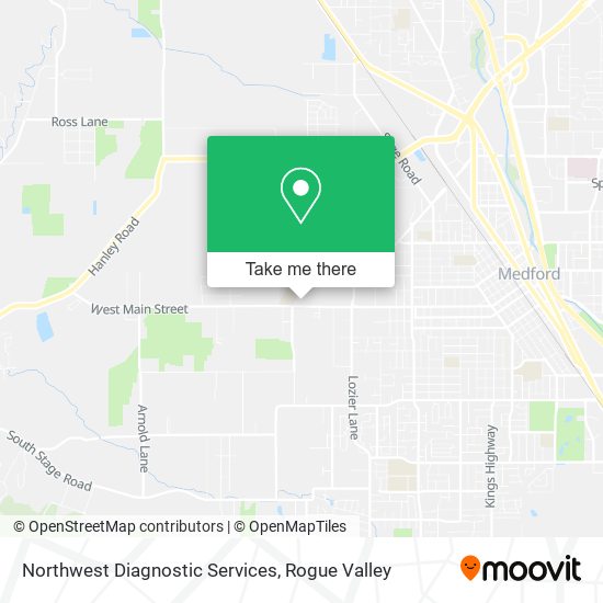 Northwest Diagnostic Services map