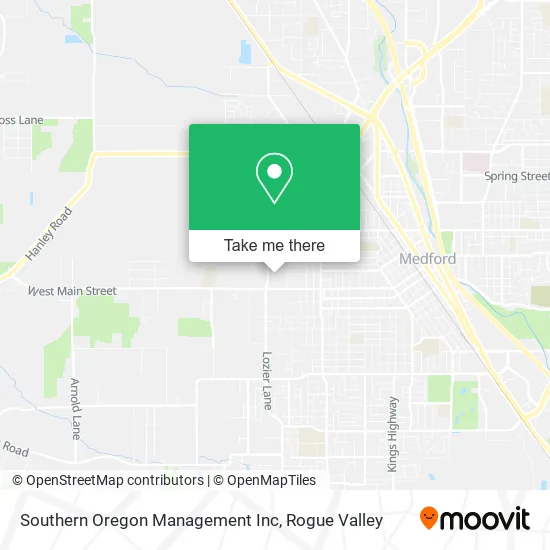 Southern Oregon Management Inc map