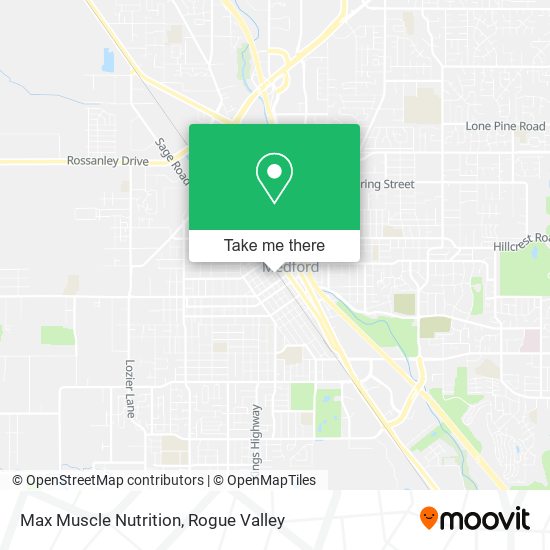 Max Muscle Nutrition map