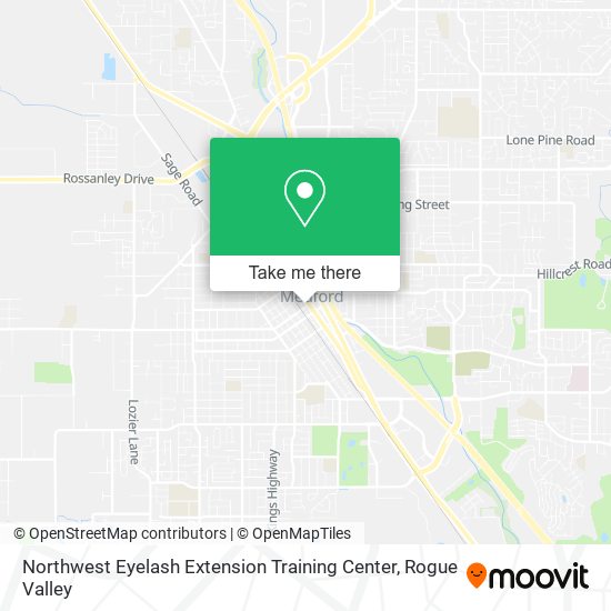 Northwest Eyelash Extension Training Center map
