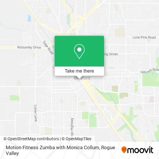 Motion Fitness Zumba with Monica Collum map