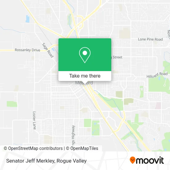 Senator Jeff Merkley map