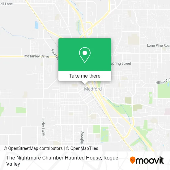 The Nightmare Chamber Haunted House map