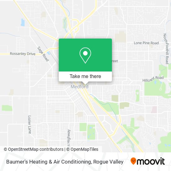 Mapa de Baumer's Heating & Air Conditioning