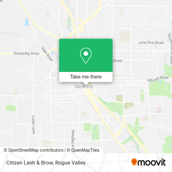 Citizen Lash & Brow map