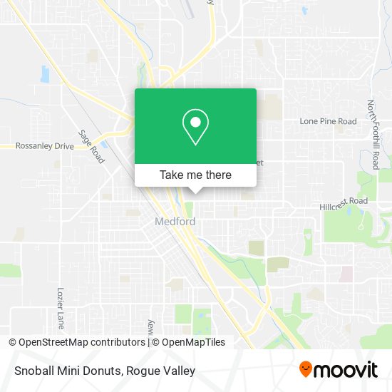 Snoball Mini Donuts map