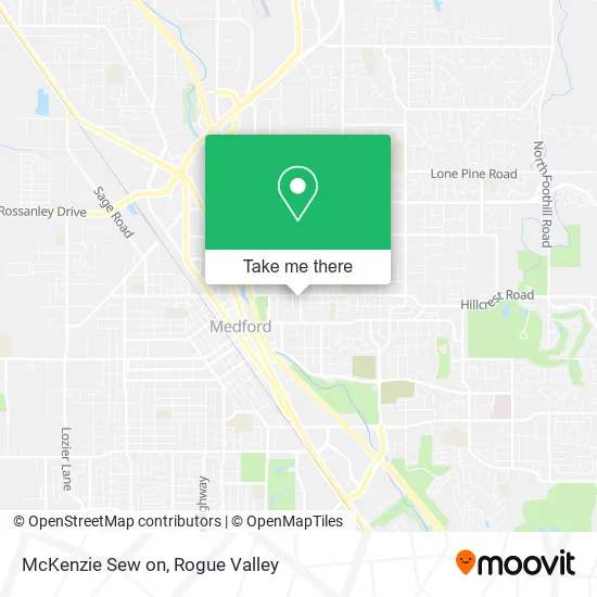 Mapa de McKenzie Sew on