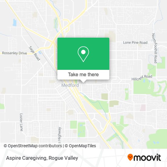 Aspire Caregiving map