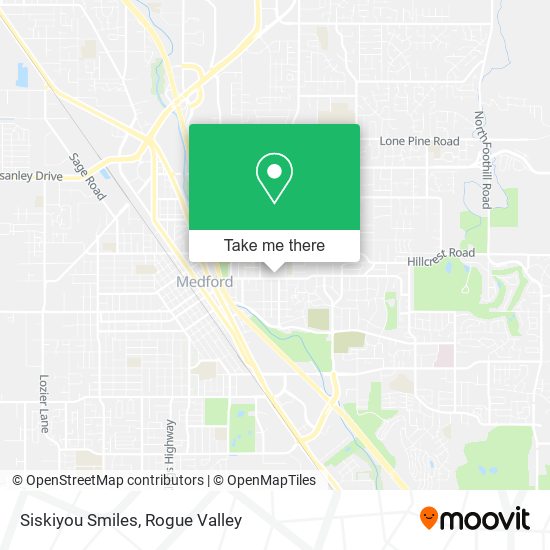 Siskiyou Smiles map